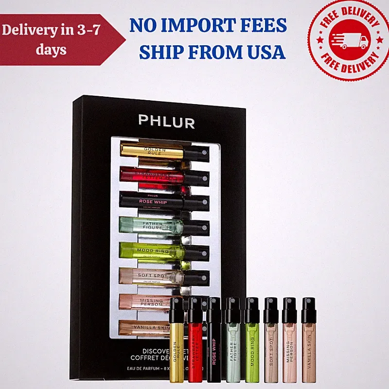 Authentic PHLUR Fragrance Eau de perfume spray Discovery Set,8x0.07oz/2mL