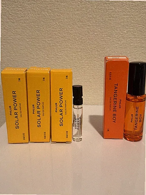 Lot of 4 - PHLUR Bundle -Solar Power and Tangerine Boy NEW IN BOX