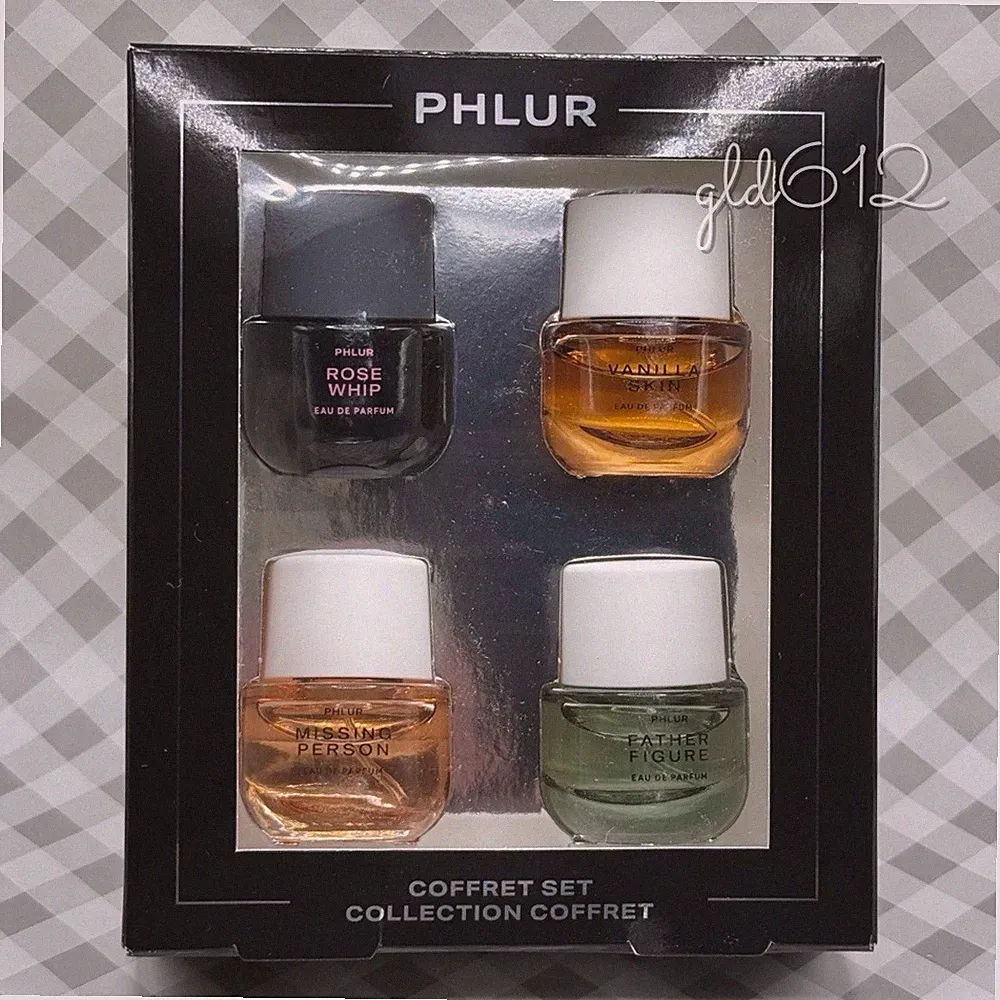 PHLUR 4pc Mini Perfume Sampler Coffret Set 7mL Holiday Ltd Ed ••NEW IN BOX••🎁