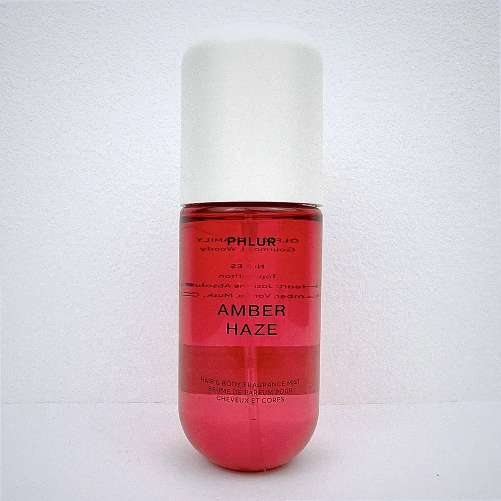 Phlur AMBER HAZE Hair & Body Fragrance Mist 3oz 90mL Travel Spray BRAND NEW