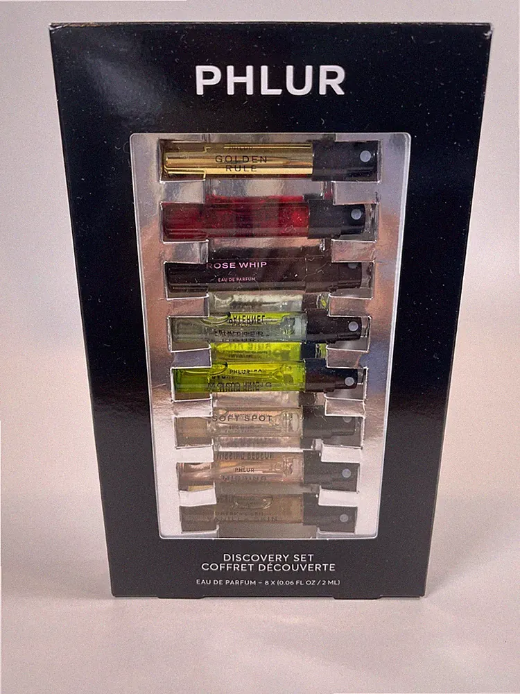 PHLUR Fragrance Discovery Set 8pc edp Perfume Samples Strawberry Letter NEW