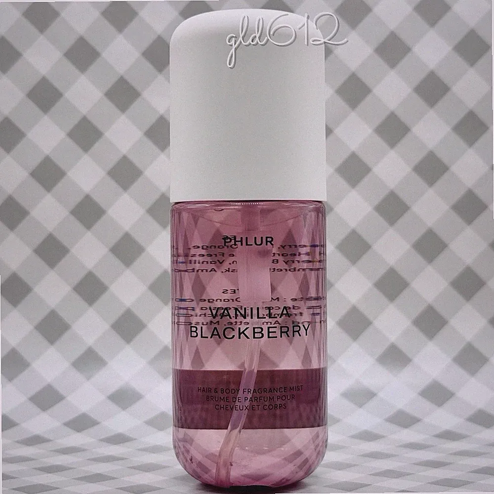 Phlur VANILLA BLACKBERRY Hair & Body Fragrance Mist 3oz 90mL Travel ••NEW••🎁